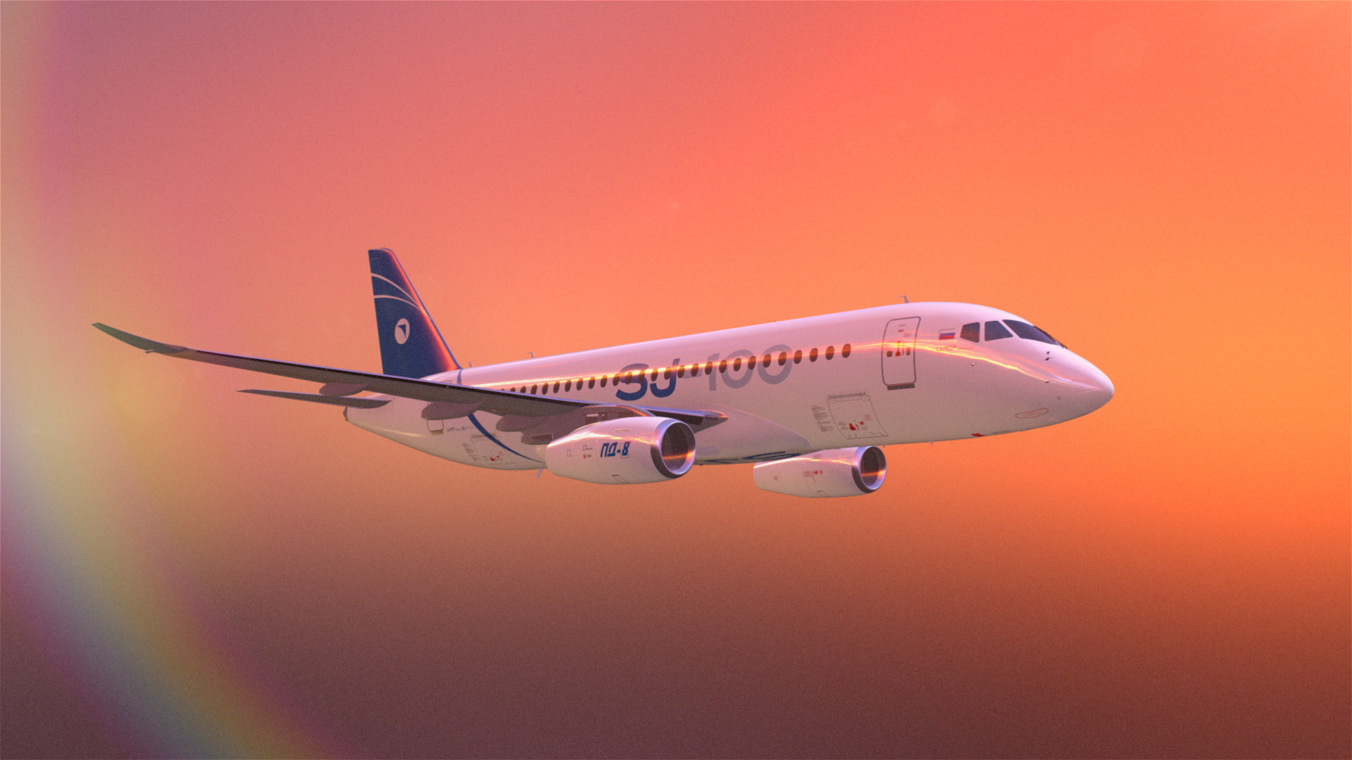 SJ 100 passenger planes in India